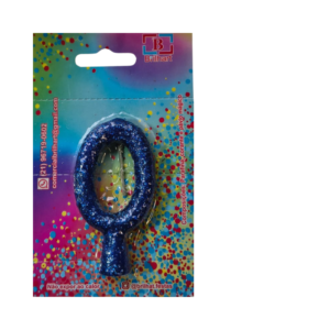 Vela Numérica Premium com Glitter