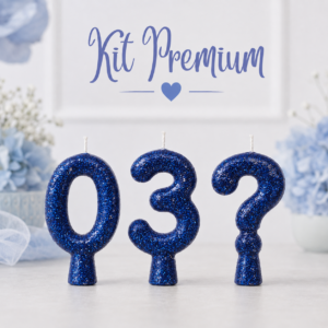 Kit com 2 números premium + 1 interrogação